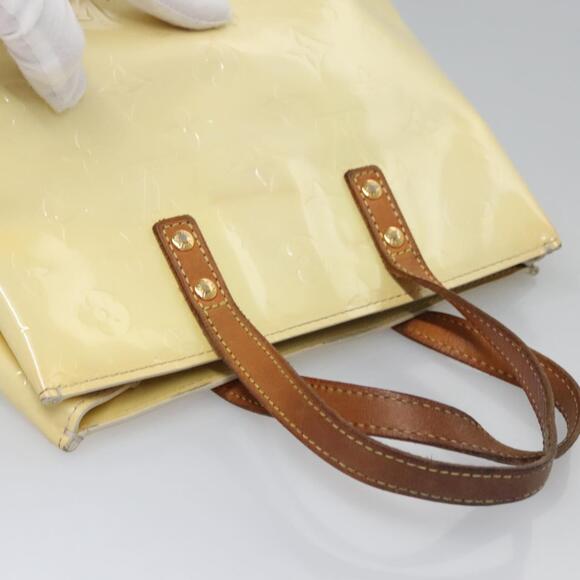 LOUIS VUITTON Monogram Vernis Reade PM Hand Bag Perle M91336 - Picture 8 of 13